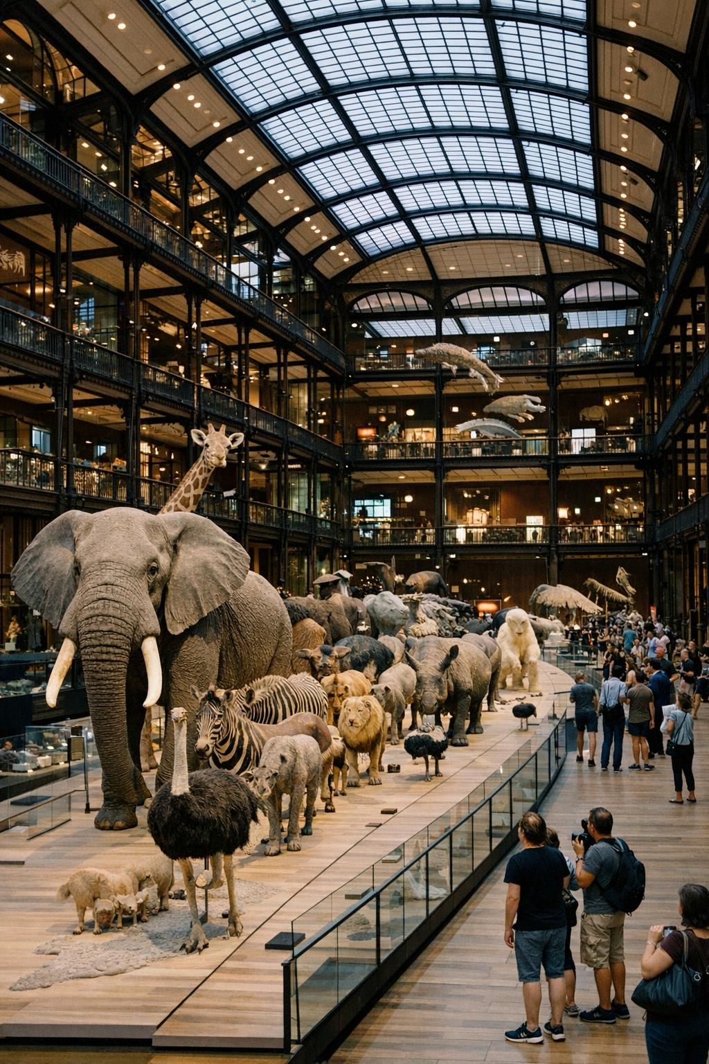 découvrez la grande galerie de l'évolution à paris, une exposition fascinante du muséum national d'histoire naturelle dédiée à la diversité et à l'évolution du vivant.